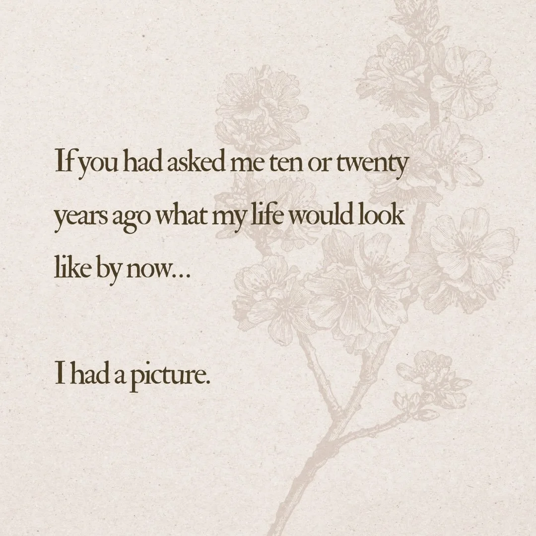 There&rsquo;s a gap no one prepared us for: the space between the life we imagined and the life we&rsquo;re actually living.

We were told to dream big, make plans, stay on track.

But what about the career that never materialized? 
The marriage that