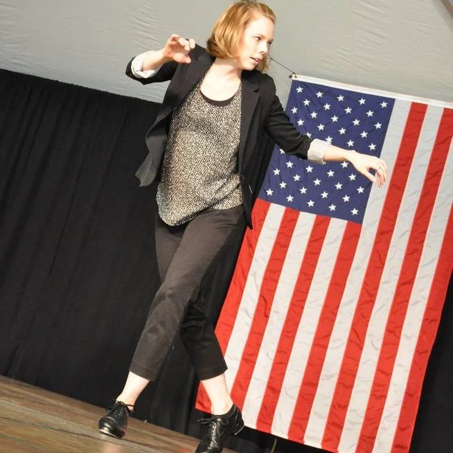 DANCING AT WOLF TRAP FOUNDATION FOR THE PERFORMING ARTS.