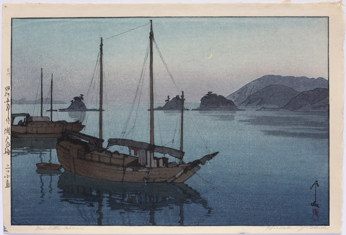 Yoshida, Hiroshi-Three Little Islands, 1930-Ogura 145.jpg