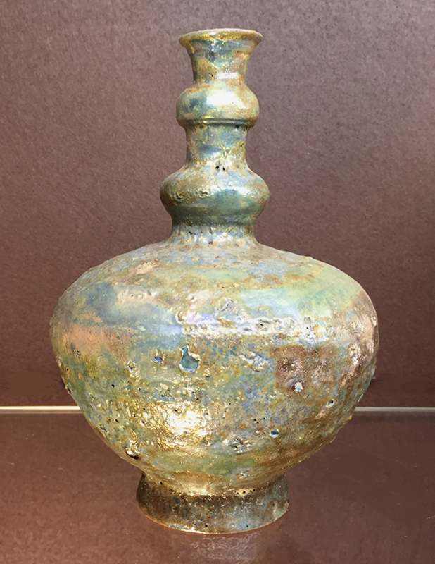 Beatrice Wood Volcanic & Metallic Glaze Ceramic Vase