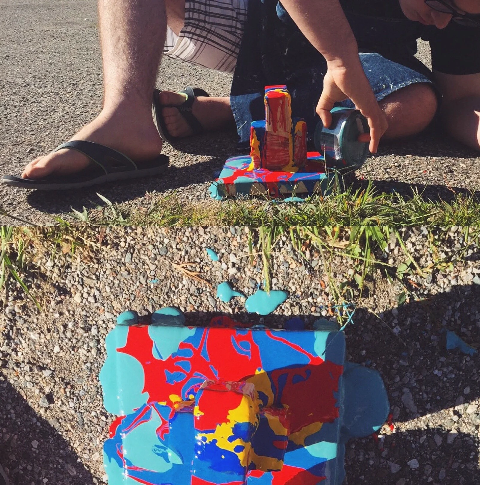 Pour Painting @ The Art Experience