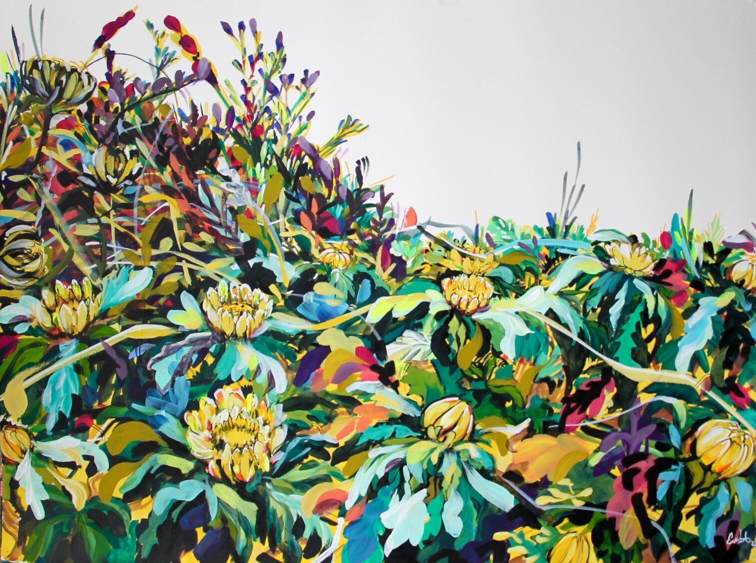 Solo Show! Treading Lightly Paintings by Erin Brott-Holtzman at Galerie Camille