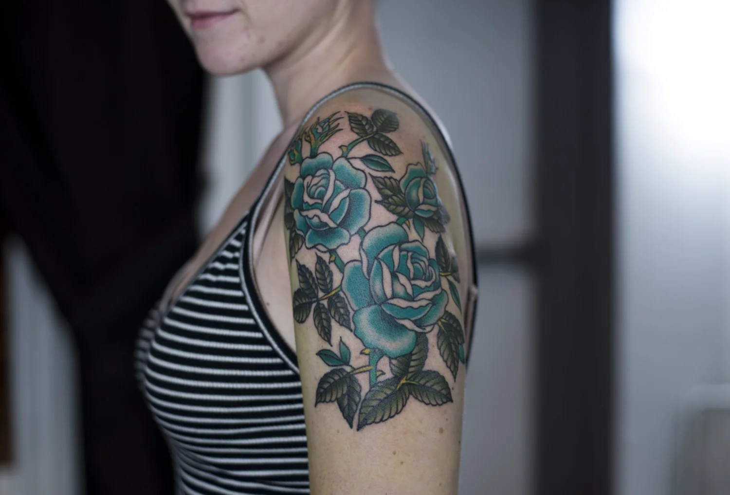 Teal Roses