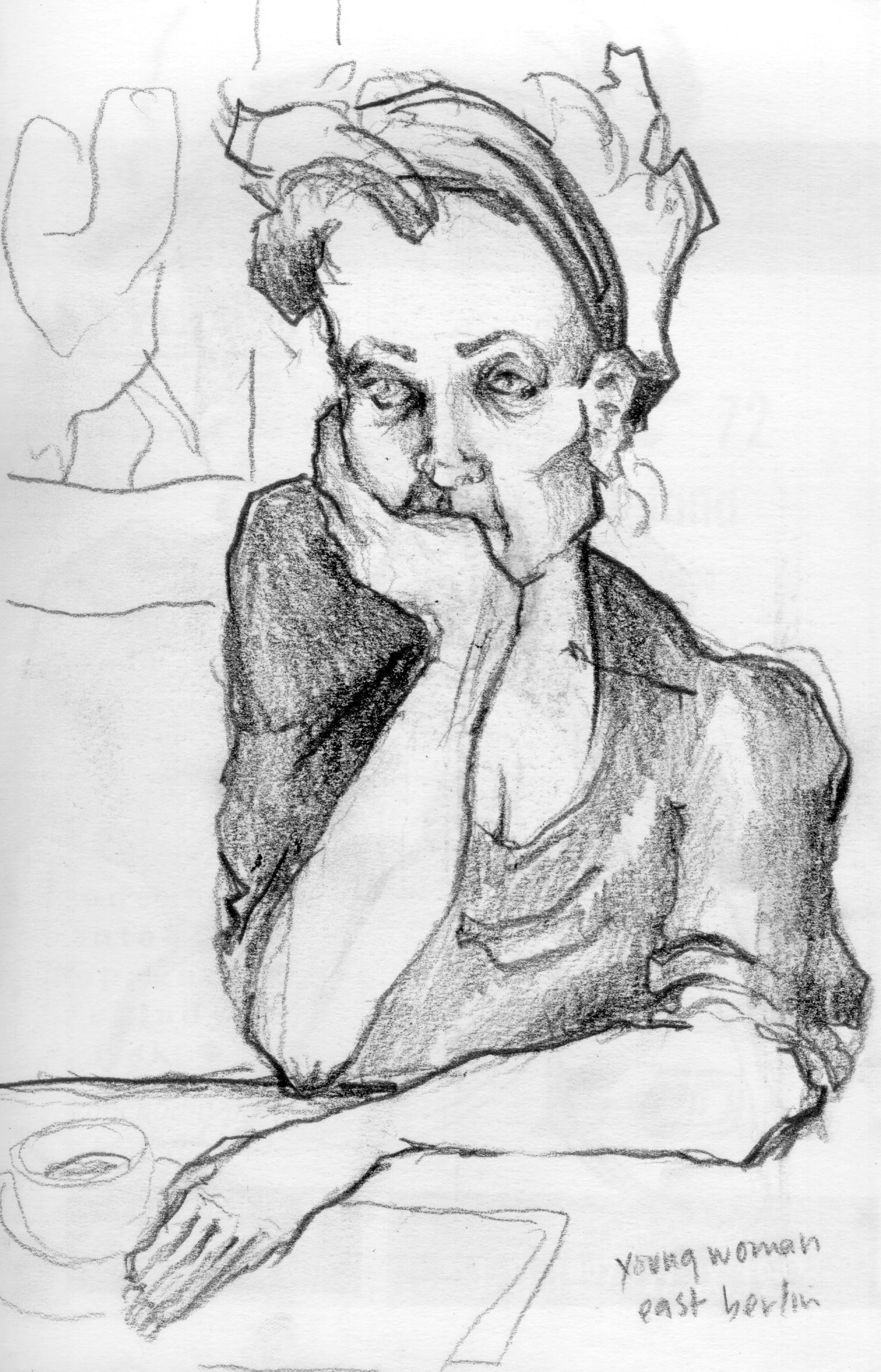 sketches I did in 1997 while traveling through Europe