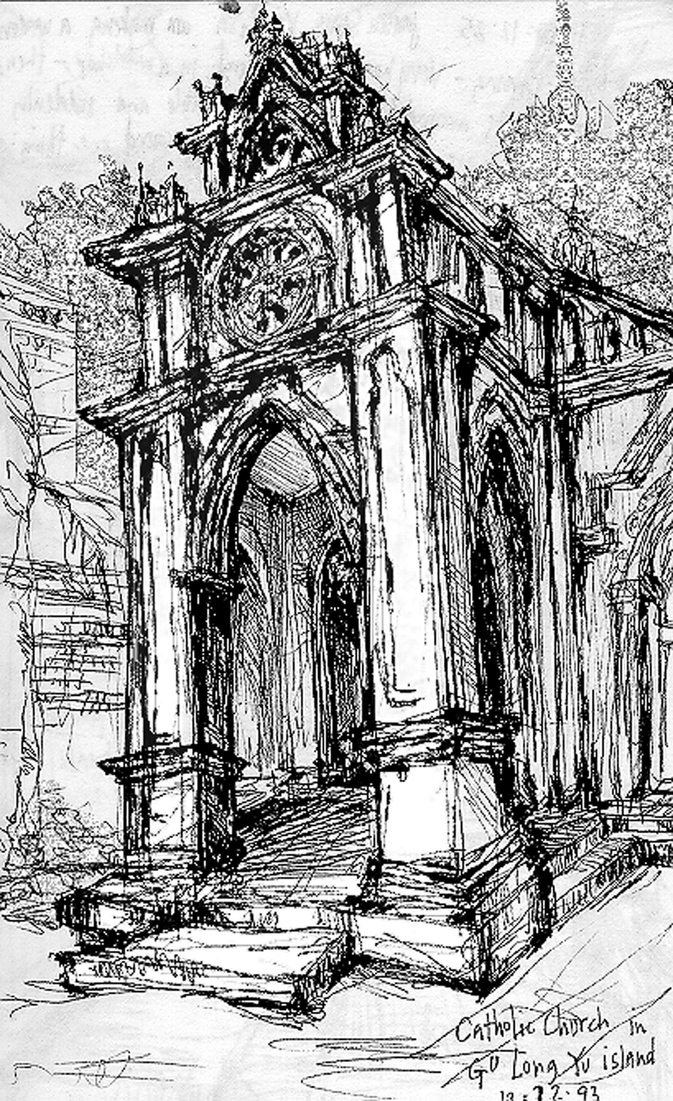 Sketches done 1993-1994 during my life in Hong Kong