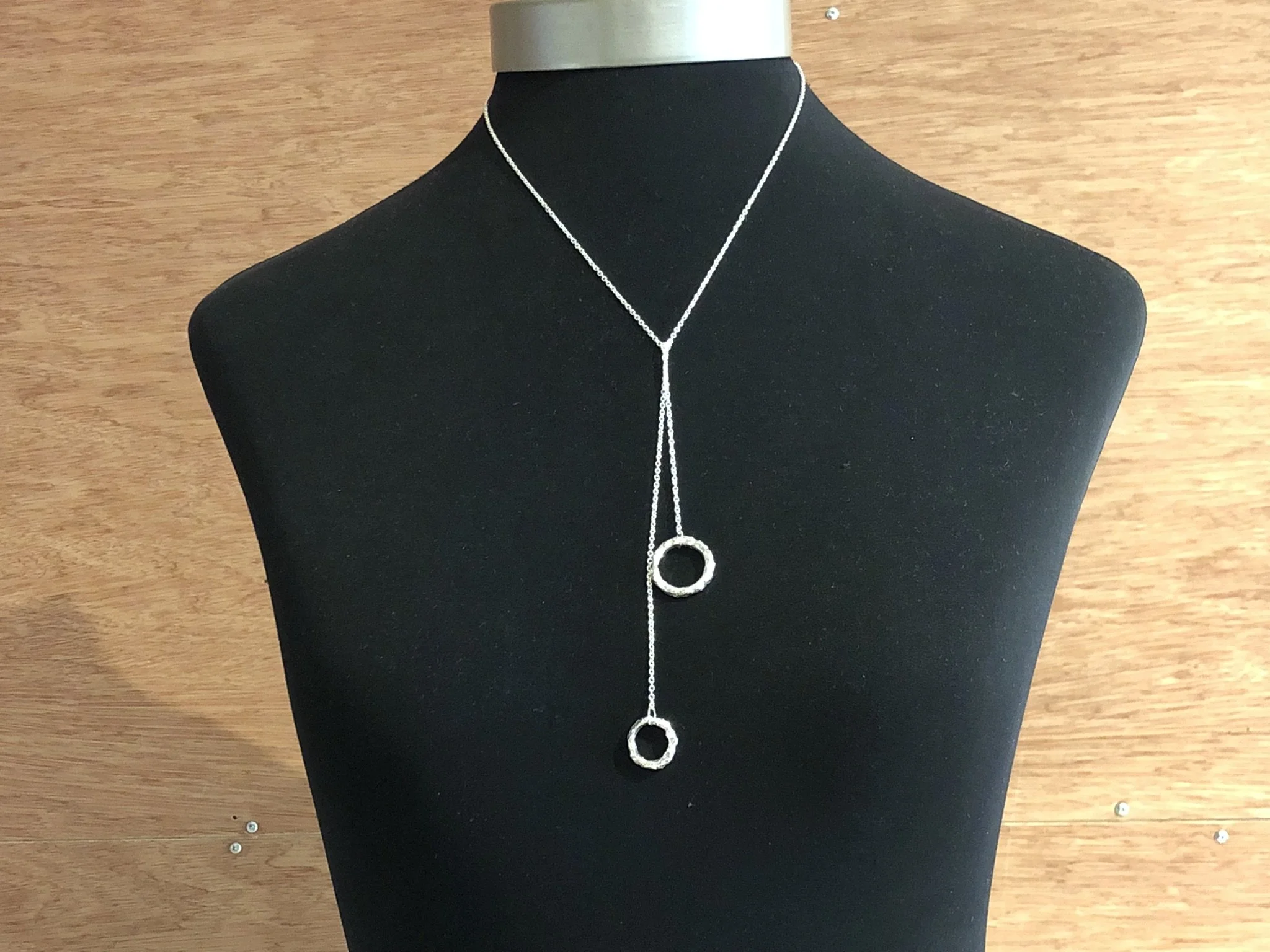 inspired by James Bond 007 the DOUBLE 0 necklace