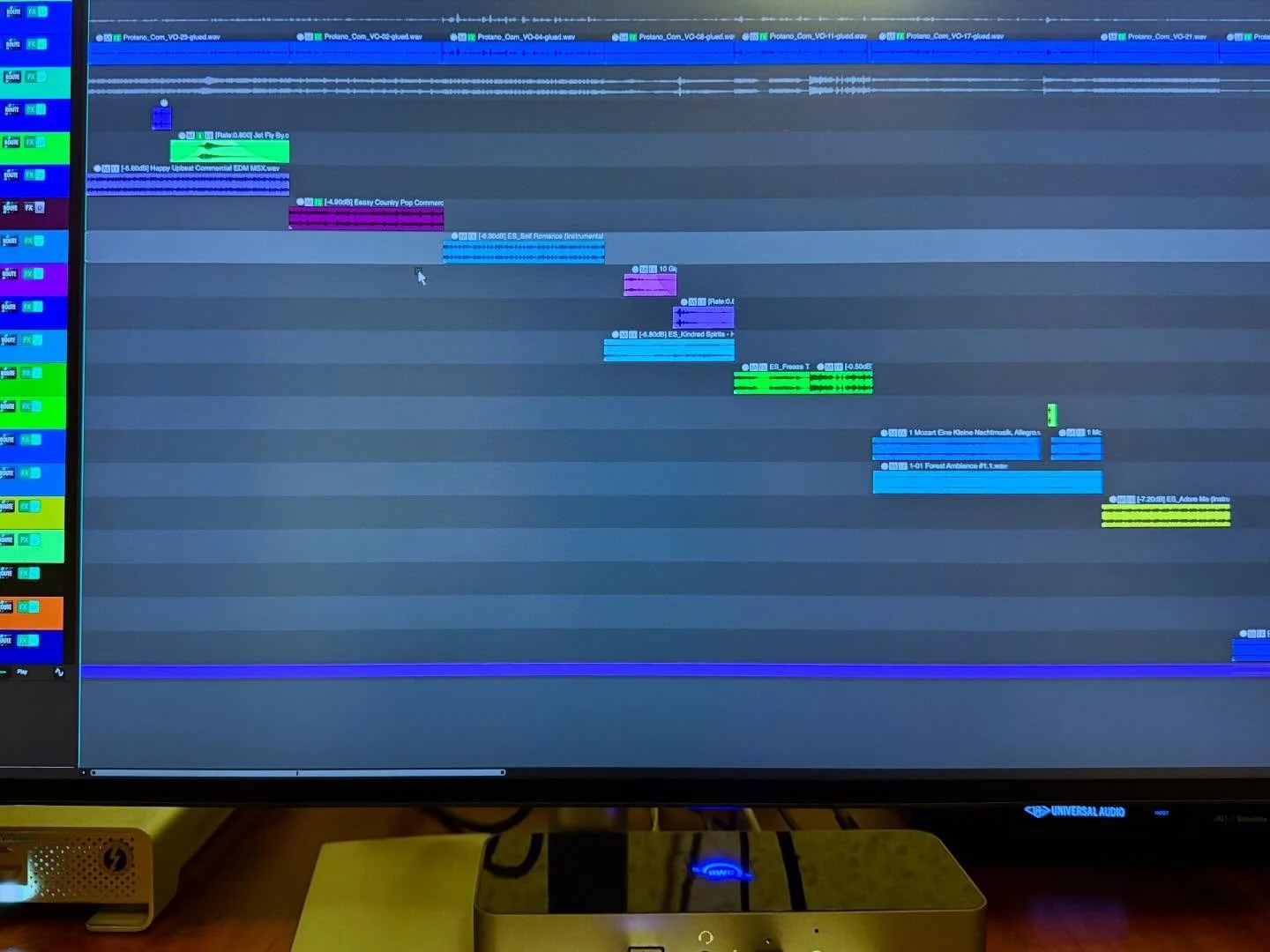 Another day of #vodemo editing.  As a lifelong #protools user, once I finally gave #reaper a fair shake I&rsquo;ve never looked back.  What DAW do you use?