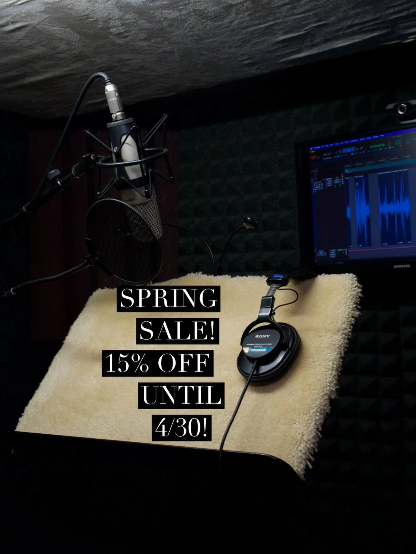 What&rsquo;s scarier than #taxday?  Missing our Spring Sale!  You only have until 04/30 to lock in this discount on your new #vo #demo!