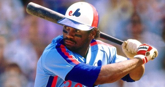 Tim Raines wasn't allowed to play for the Expos until May 2, 1987.
