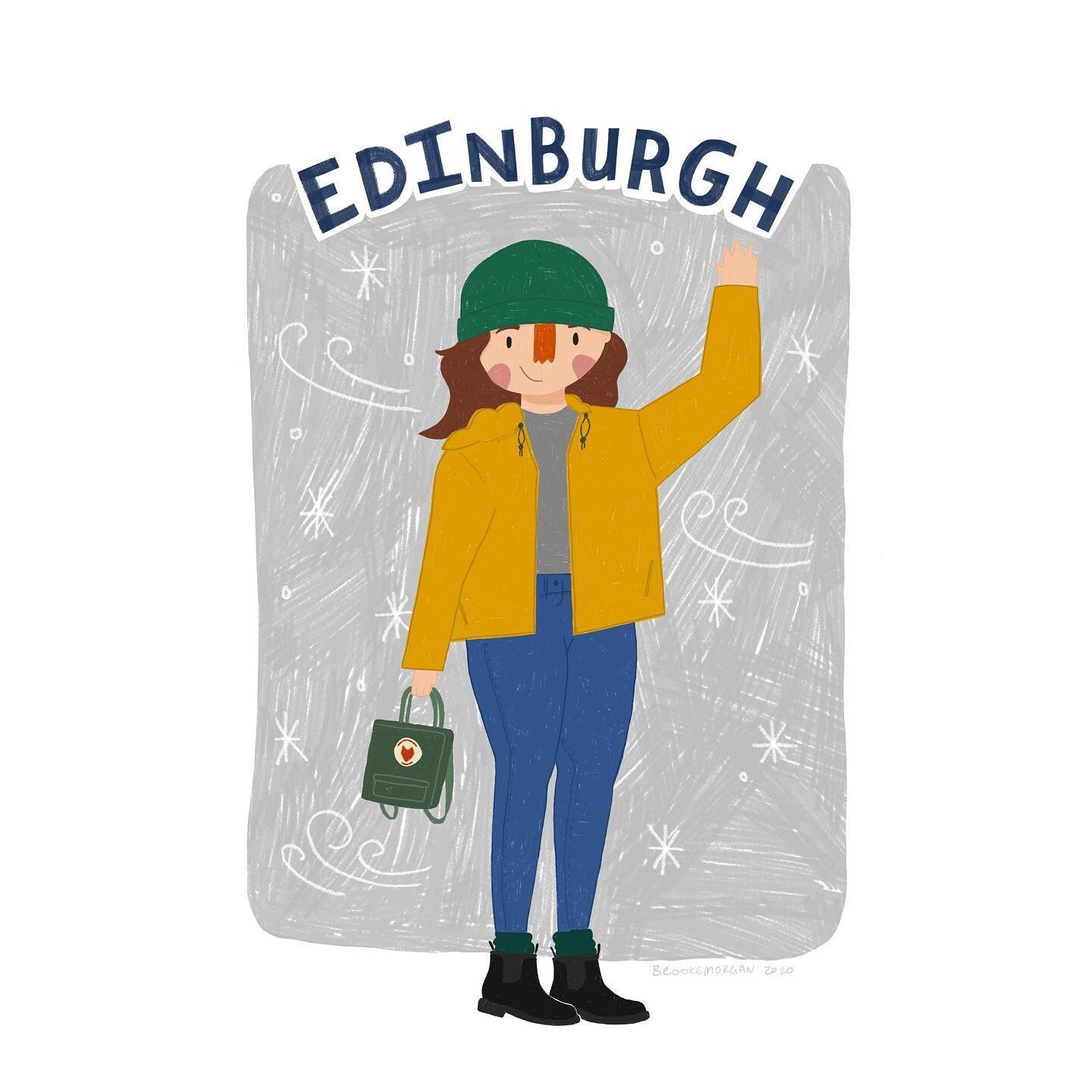 travel portrait 2 // edinburgh swept me off my feet (literally) 💨 ❄️