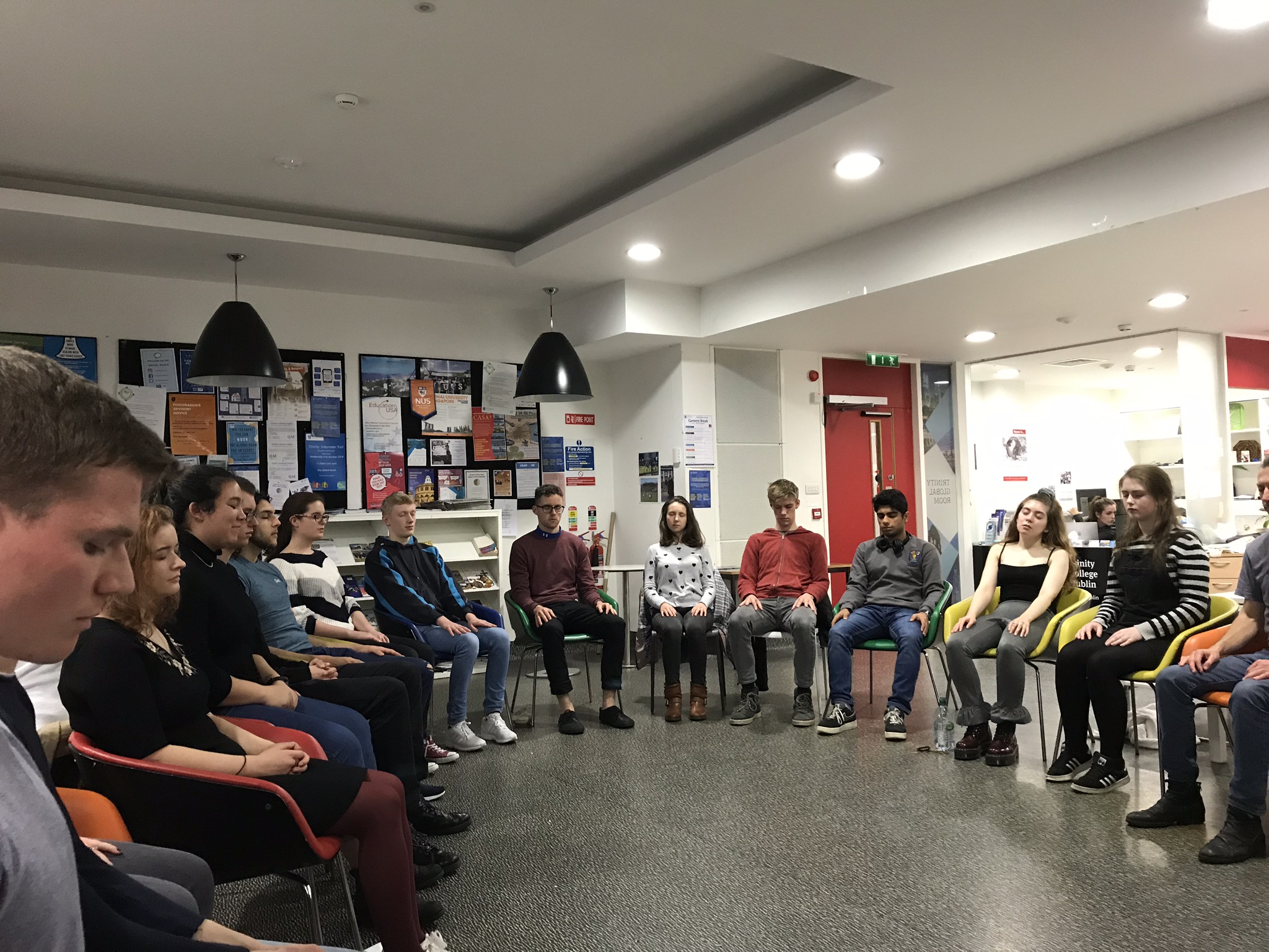 Meditation Session AMSI TCD Our Med Minds Week 2018