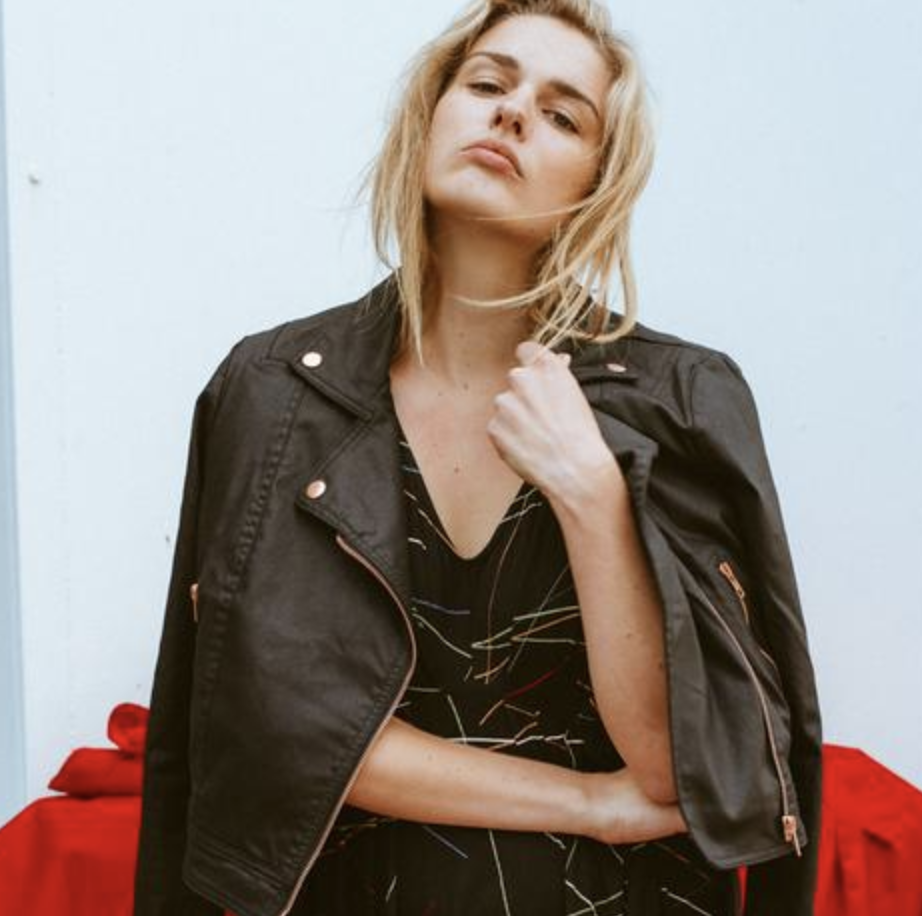 This biker jacket is a cool addition to any wardrobe for Autumn. Find it here .