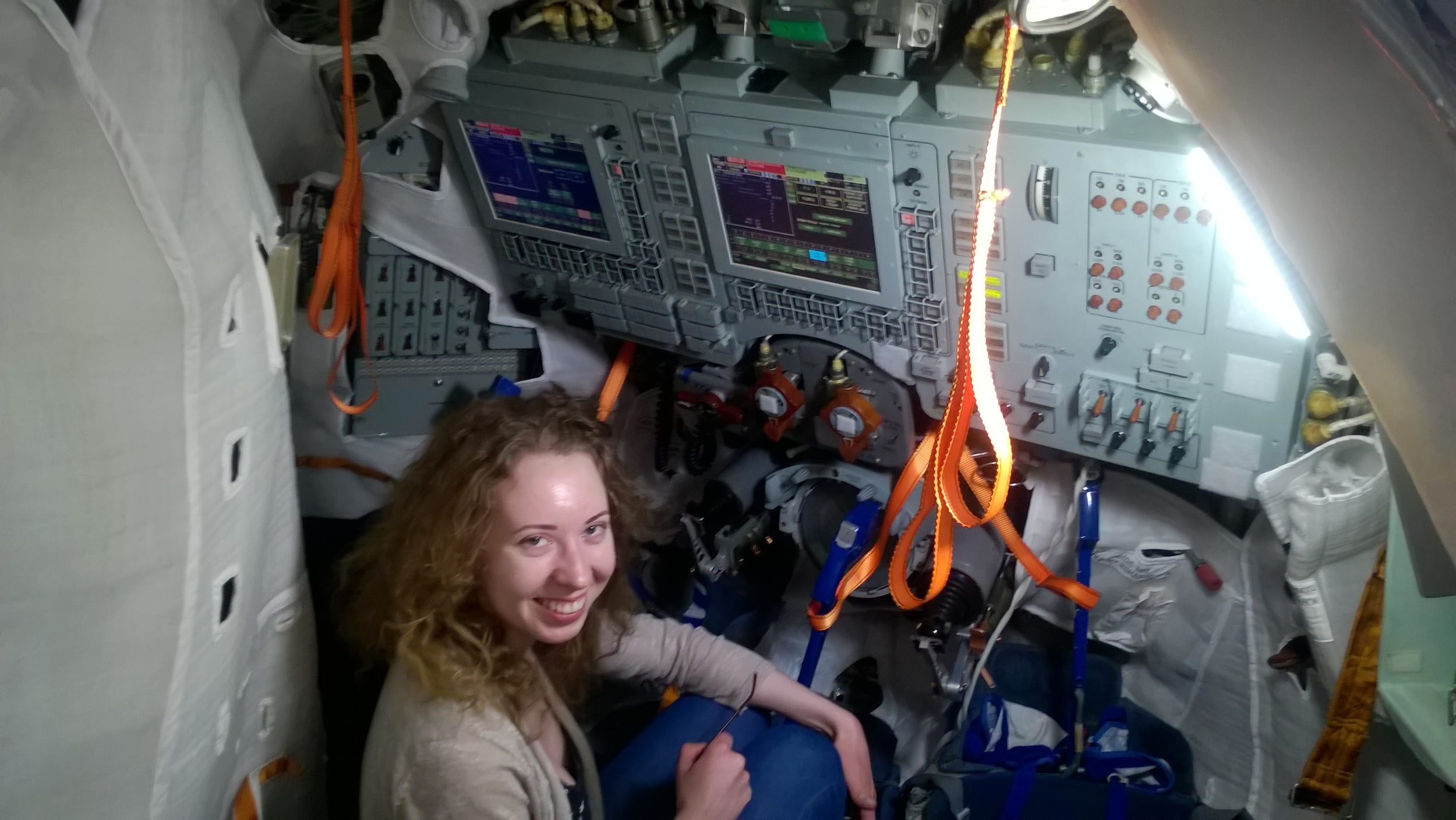 In Soyuz Spacecraft