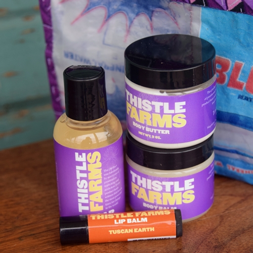 Thistle Farms bath and body products
