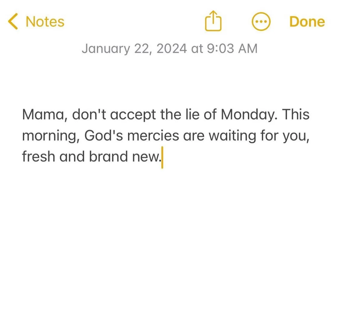 Don't Accept the Lie of Monday