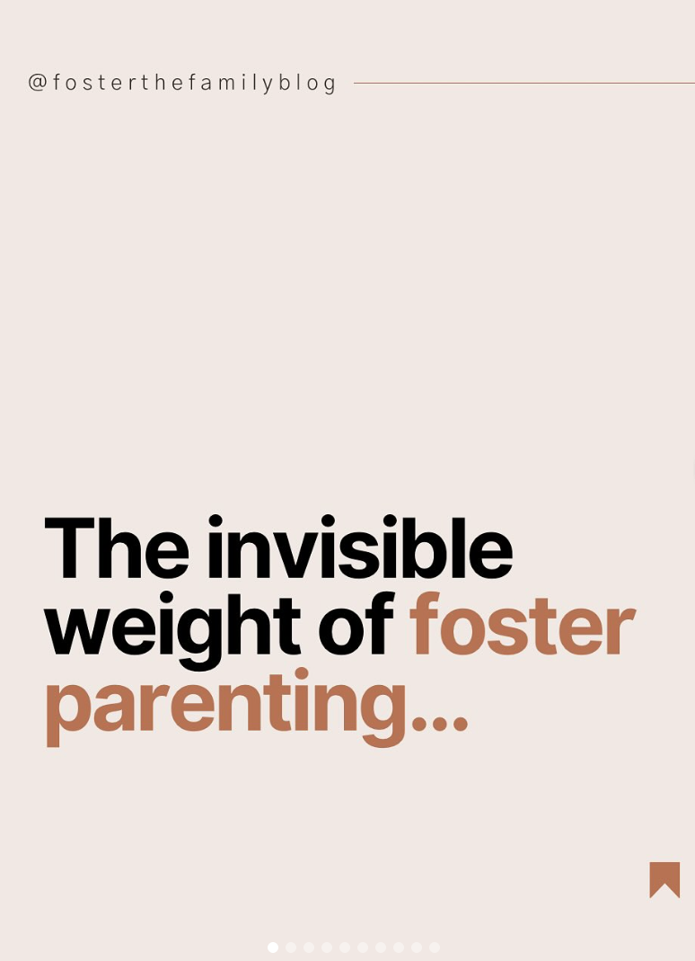 The Invisible Weight of Foster Parenting...