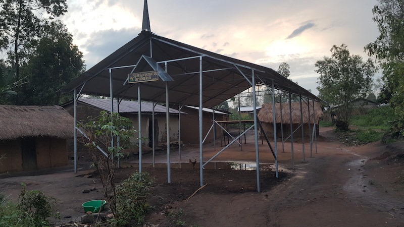 First One Day Church in the Far Eastern Province of the Congo