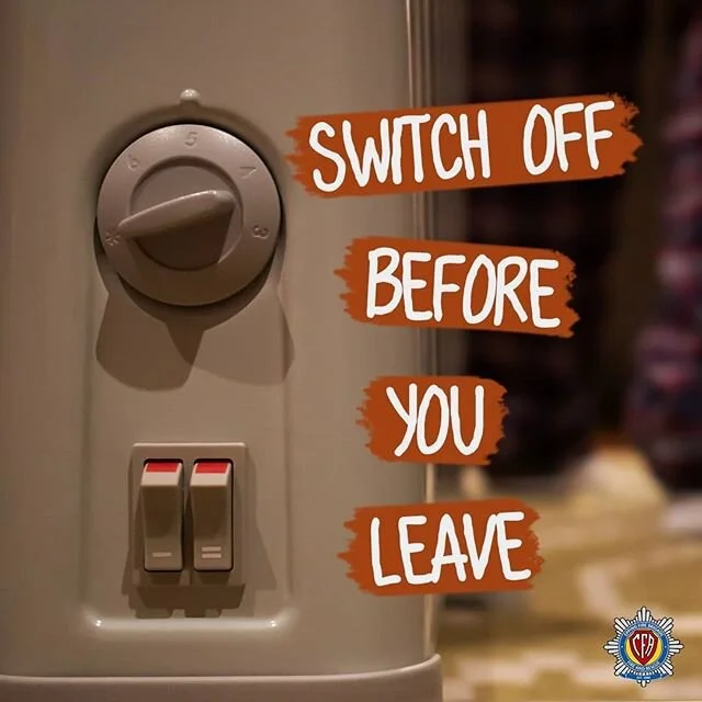 Winter Safety Tips: Electrical Appliances ▪️Ensure monitors, laptops, televisions, and other equipment have good air flow around them and are not in confined spaces or covered;
▪️Turn off all electrical appliances at the power point when not in use;
▪️Use low wattage globes in lamps;
▪️Use only certified tradespeople to repair damaged/faulty electrical appliances, wiring, or equipment.
