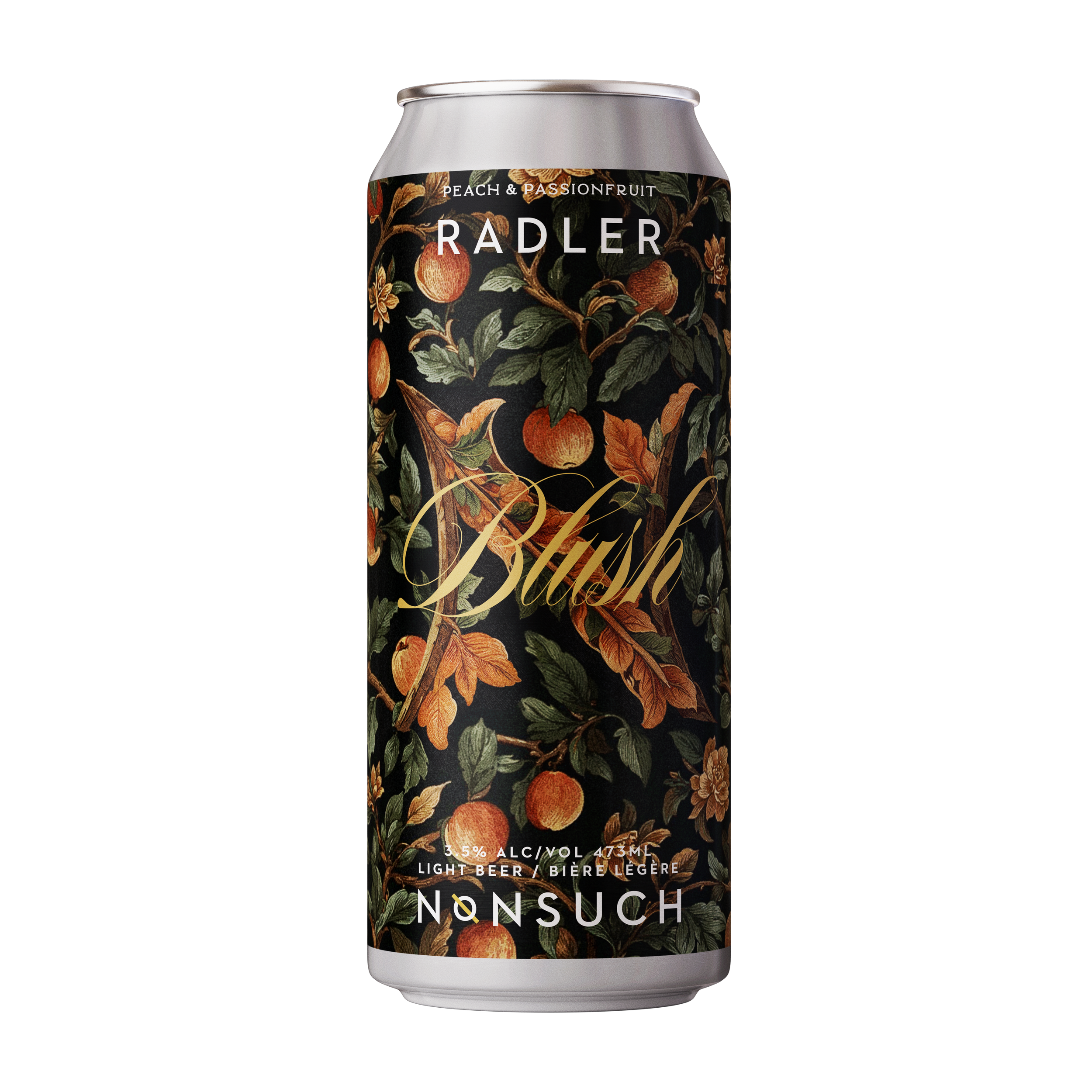 Blush – Peach and Passionfruit Radler – 473mL Can