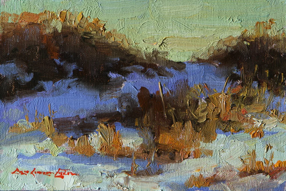 New Snow #2 - 4" x 6"