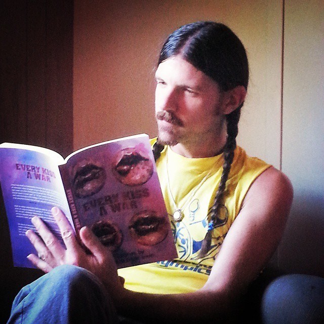 Seth Avett reading my book! Thank you to the Avetts and Jeremy Okai Davis, the amazing artist behind the EKAW cover art!