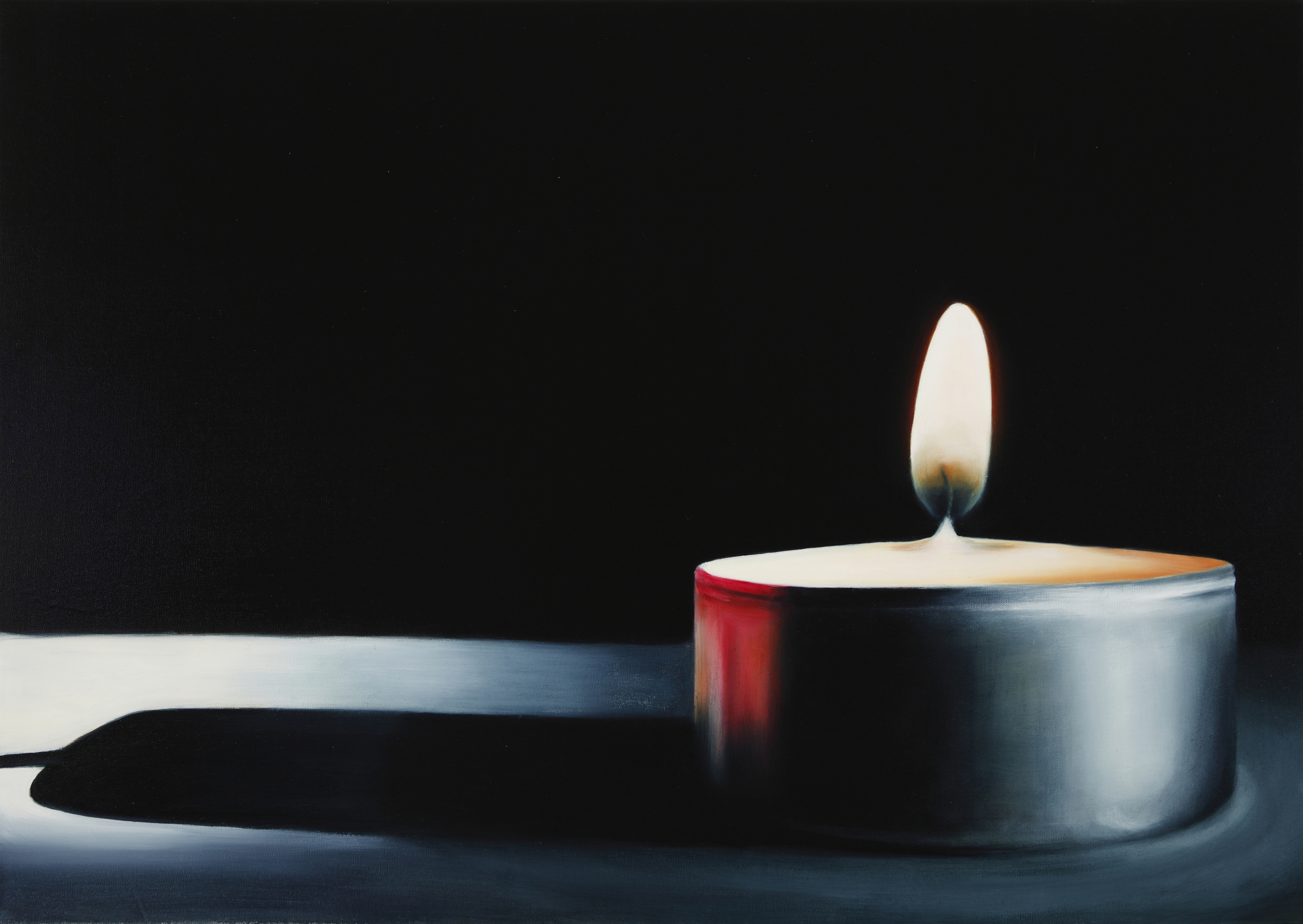 Tea Light, 30" x 20", Oil on Canvas, 2011