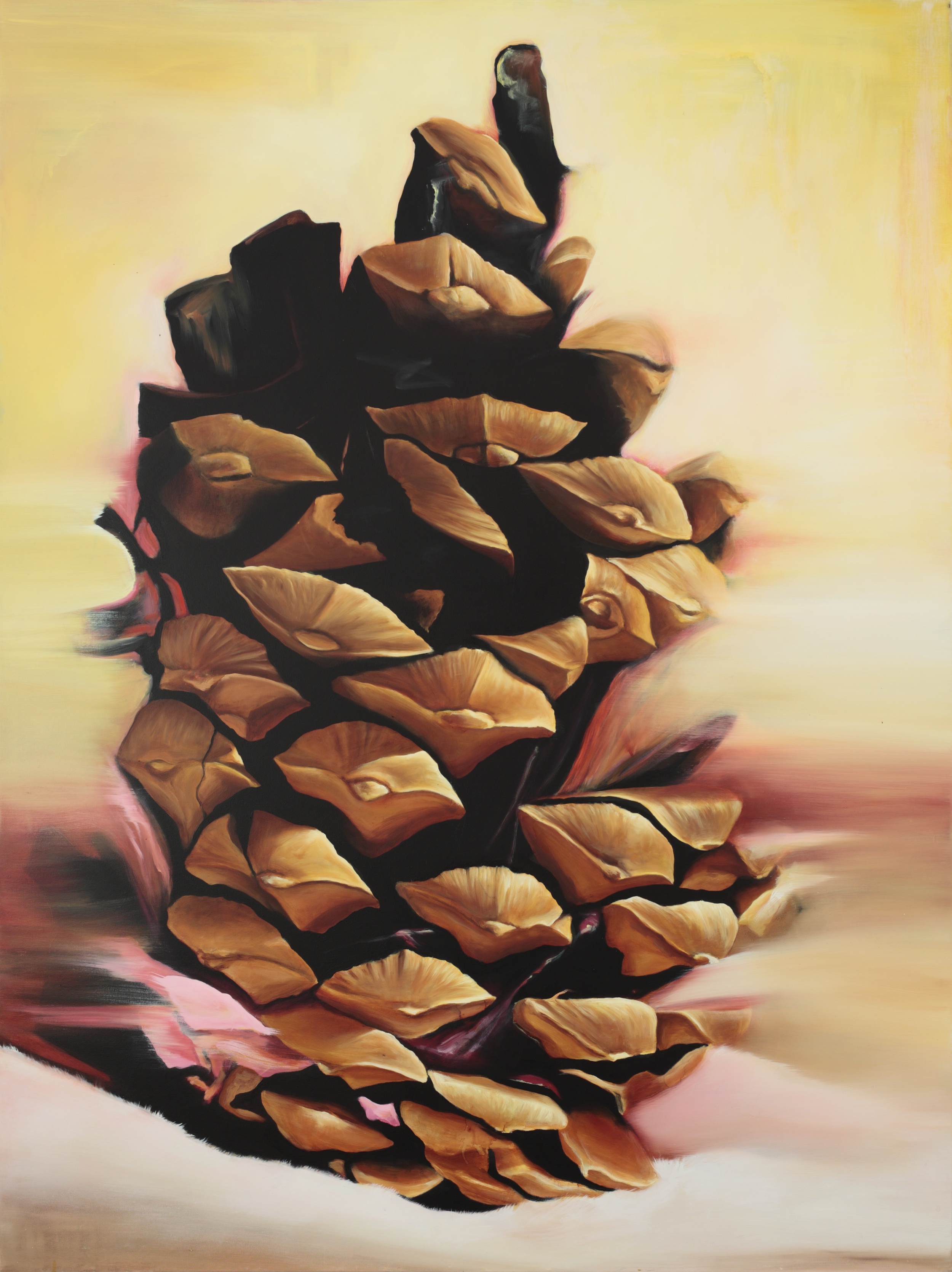 Serotiny, 64" x 48", Oil on Canvas, 2009