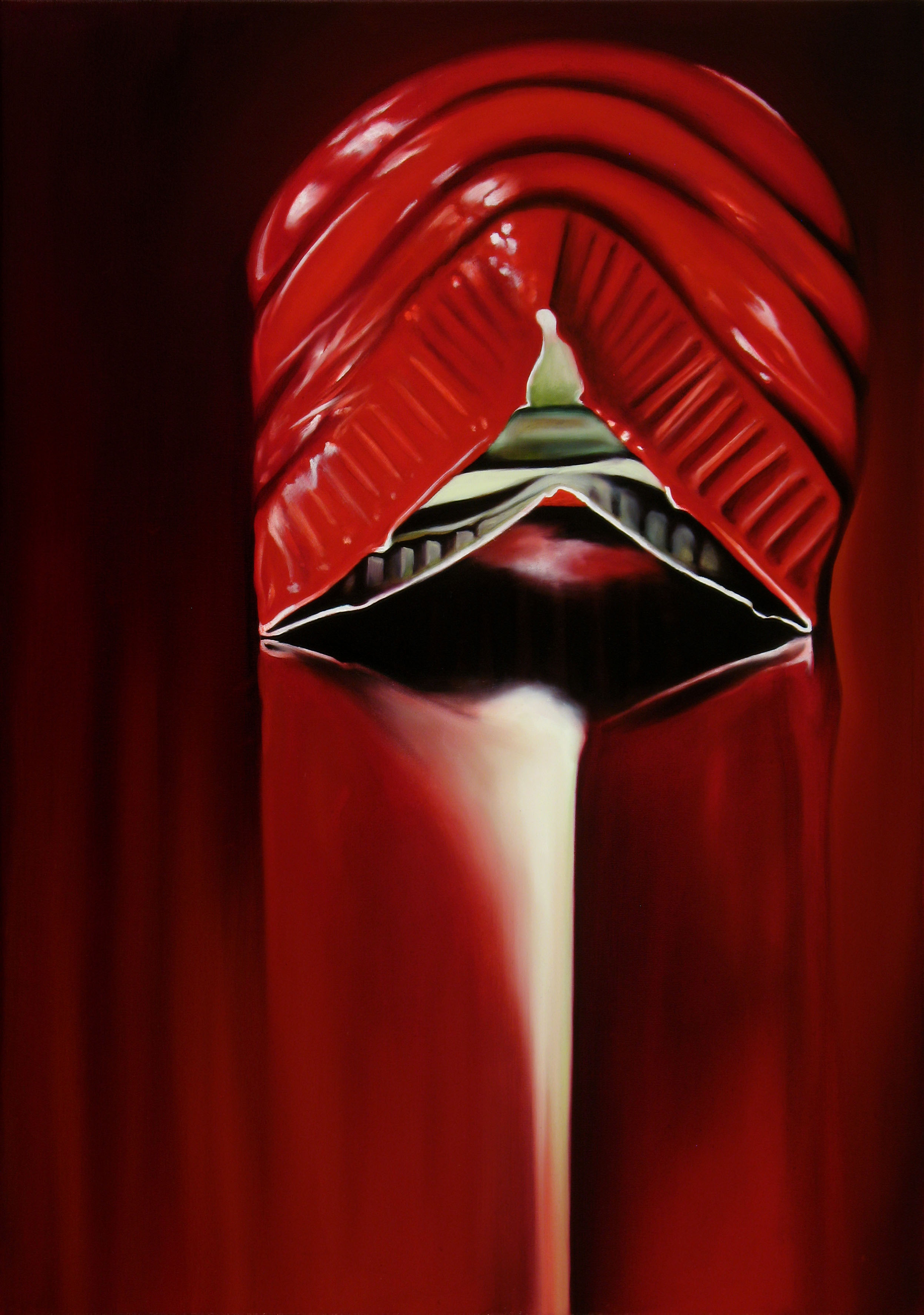 Paint the Town Red, 34" x 24", Oil on Canvas, 2008