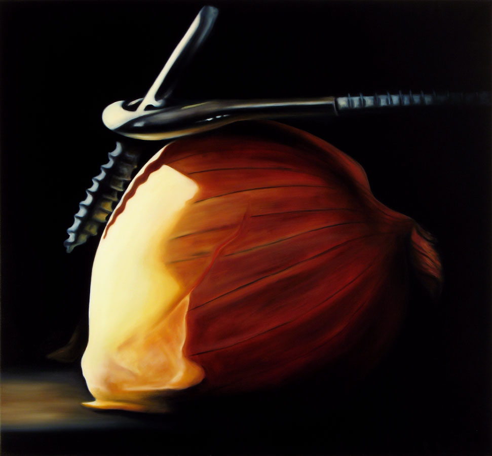 Mimic #1, 48"x 52", Oil on Canvas, 2005