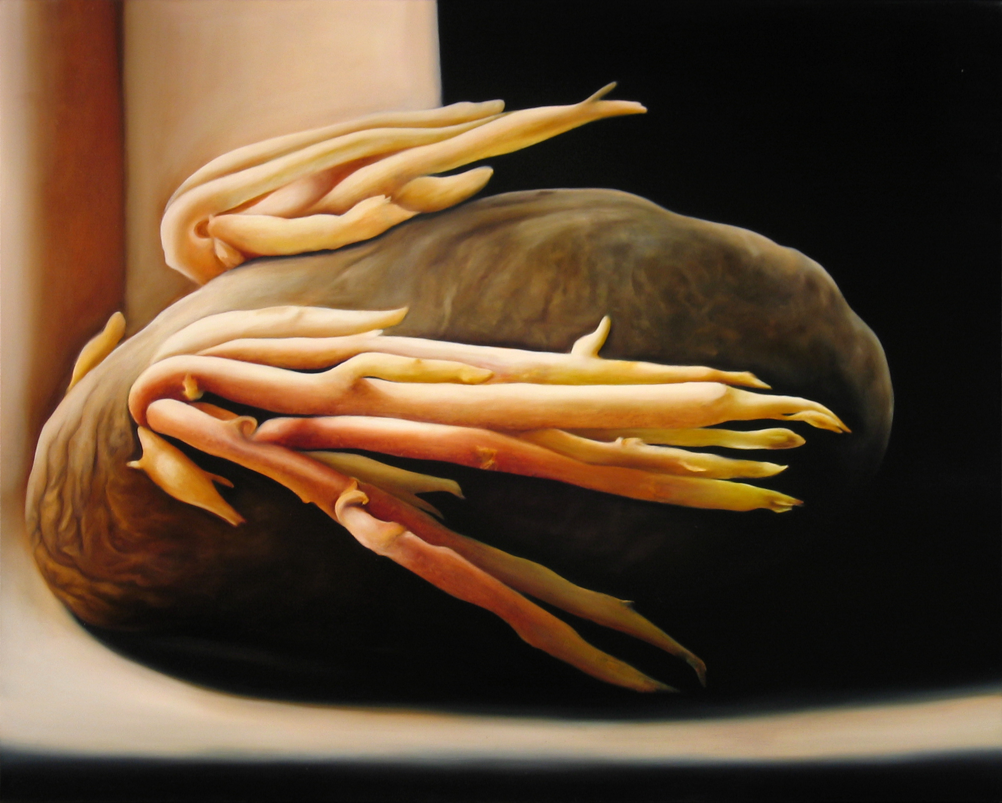 Introverted-Pursuit, 48" x 60", Oil on Canvas, 2006
