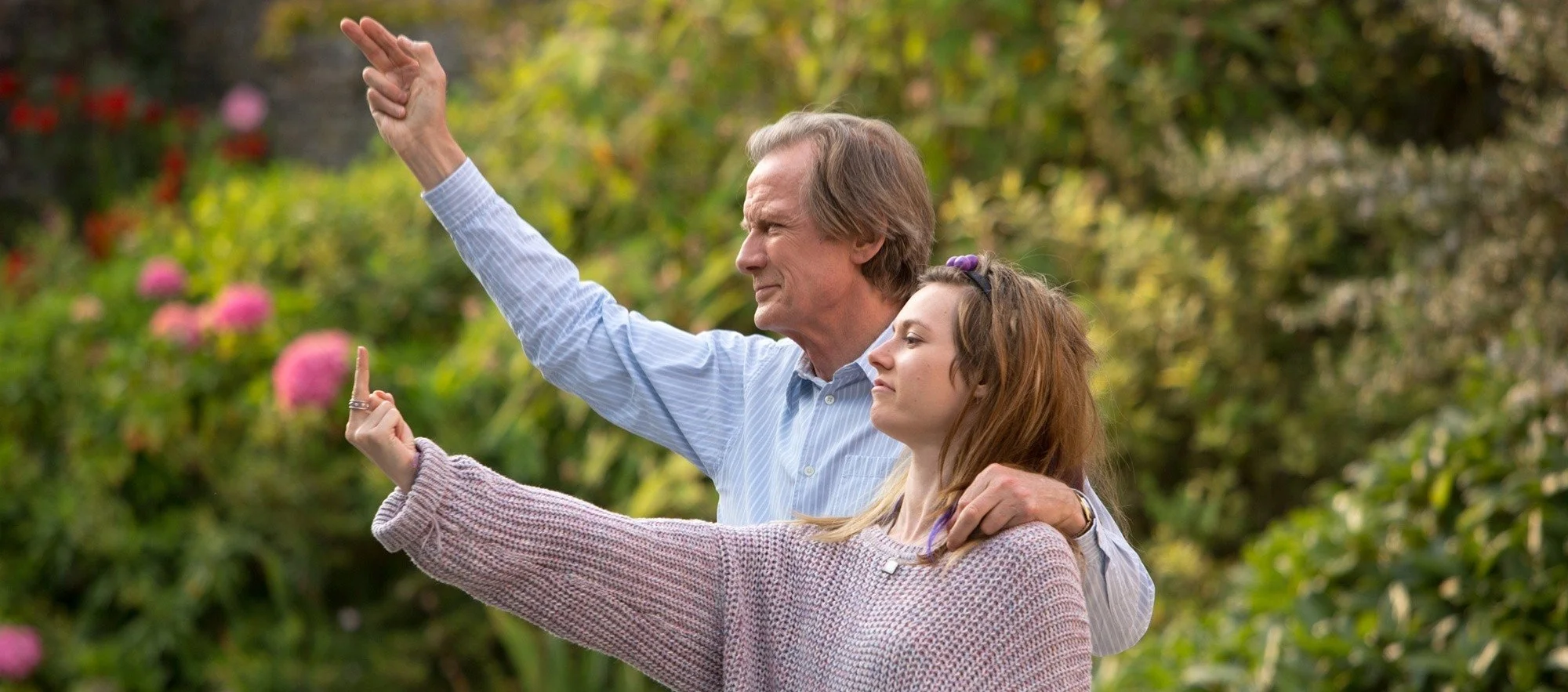 about time, movie, middle finger
