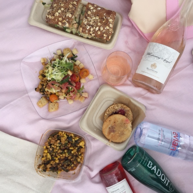 Lovely picnic baskets by Chris Santos