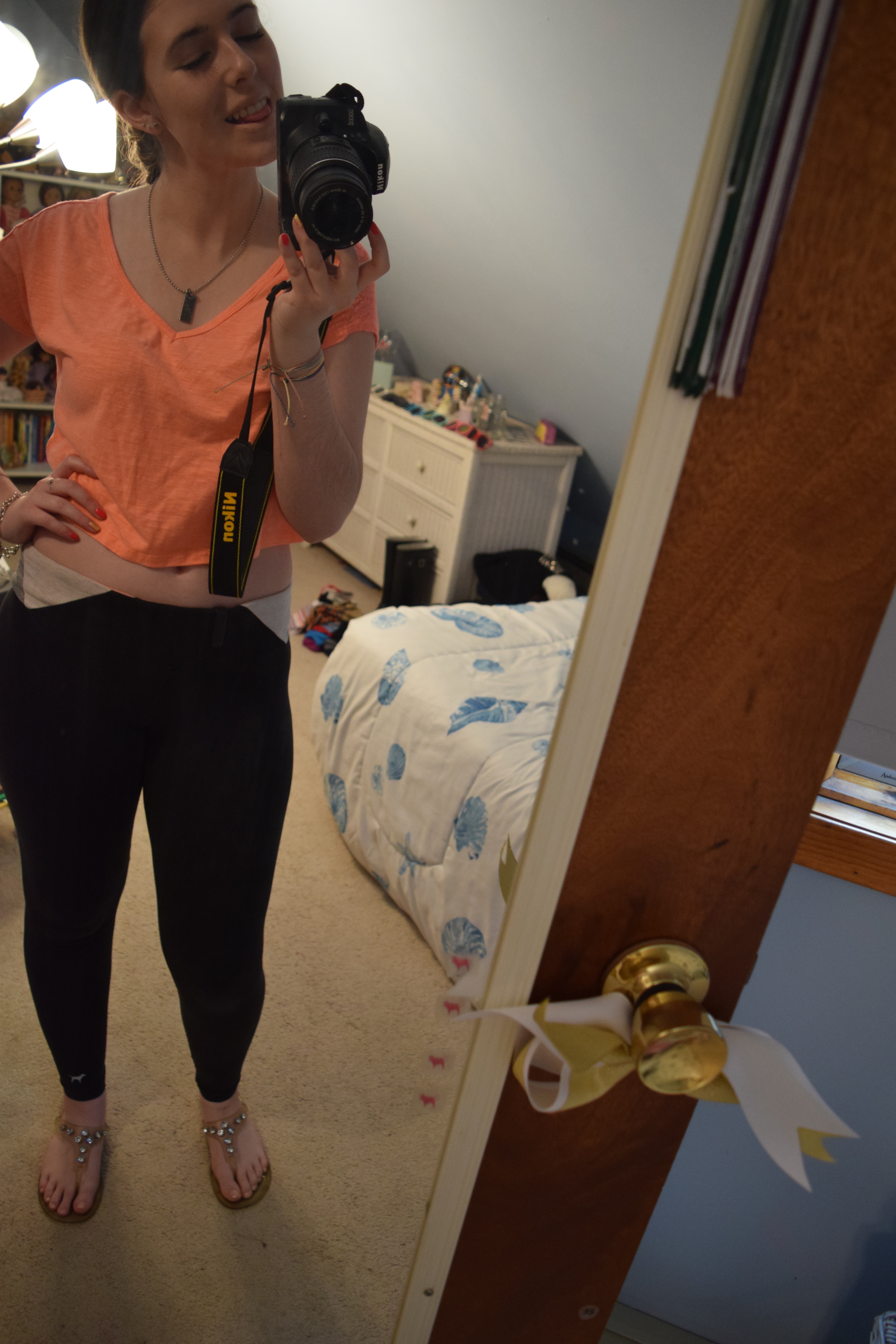 Half-assed photo, clean mirror! 