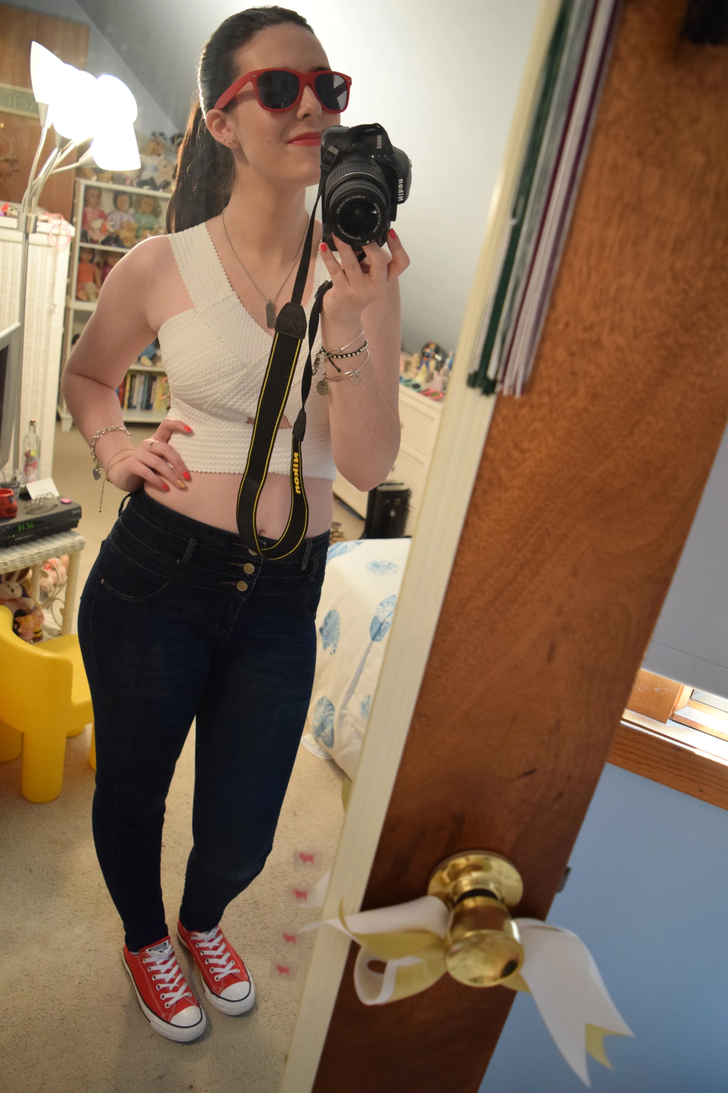 Still haven't figured out how to make faces when posing! Someday!