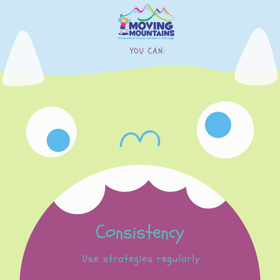 Remember that children don't learn to talk over night. You need to be consistent with the words you model if you're trying to teach your child a new word. You also need to be consistent in using communication strategies across the day. Don't forget t