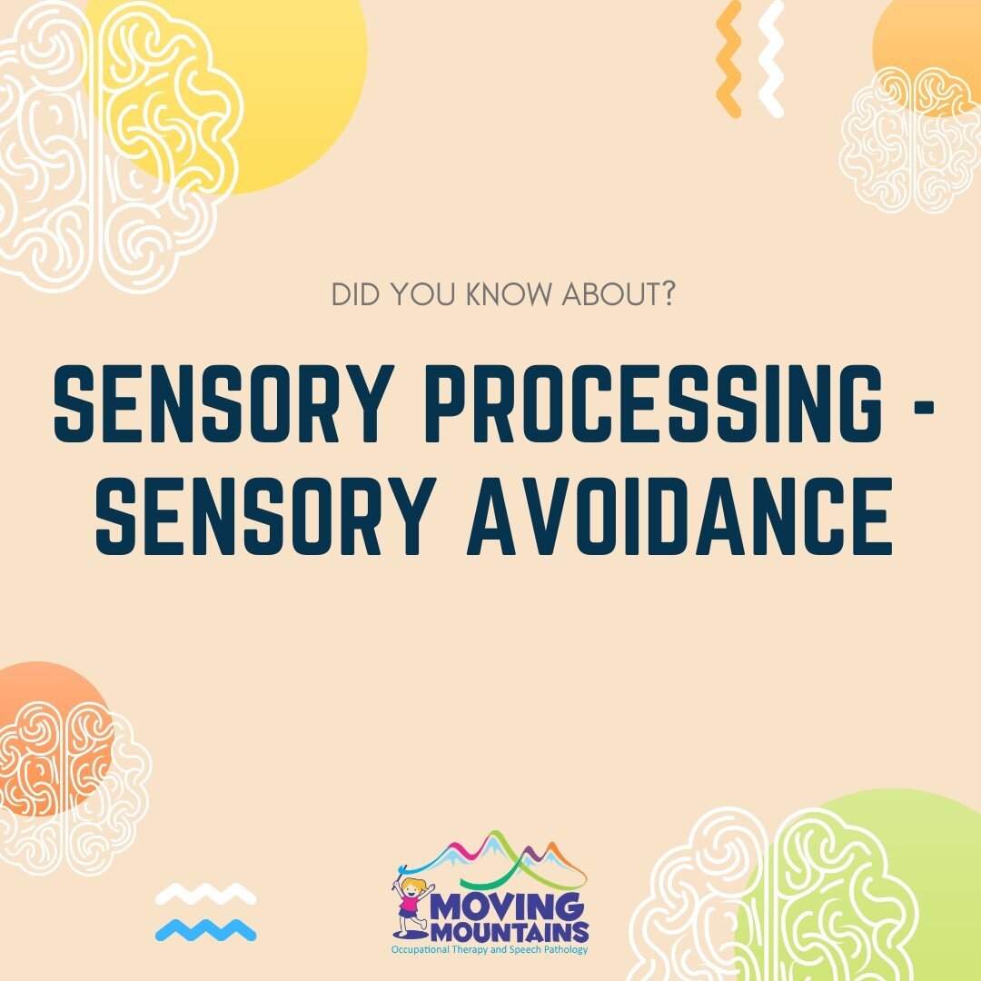 Children who are sensory avoiders are more bothered by sensory input than other children resulting in a higher avoidance of sensory stimuli. This may present in some of the following ways (not inclusive); ⠀⠀⠀⠀⠀⠀⠀⠀⠀
- resisting eye contact from others