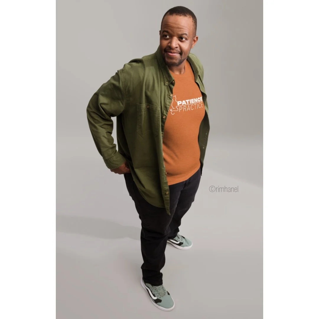 Patience Motivational Unisex Heather Orange T-shirt