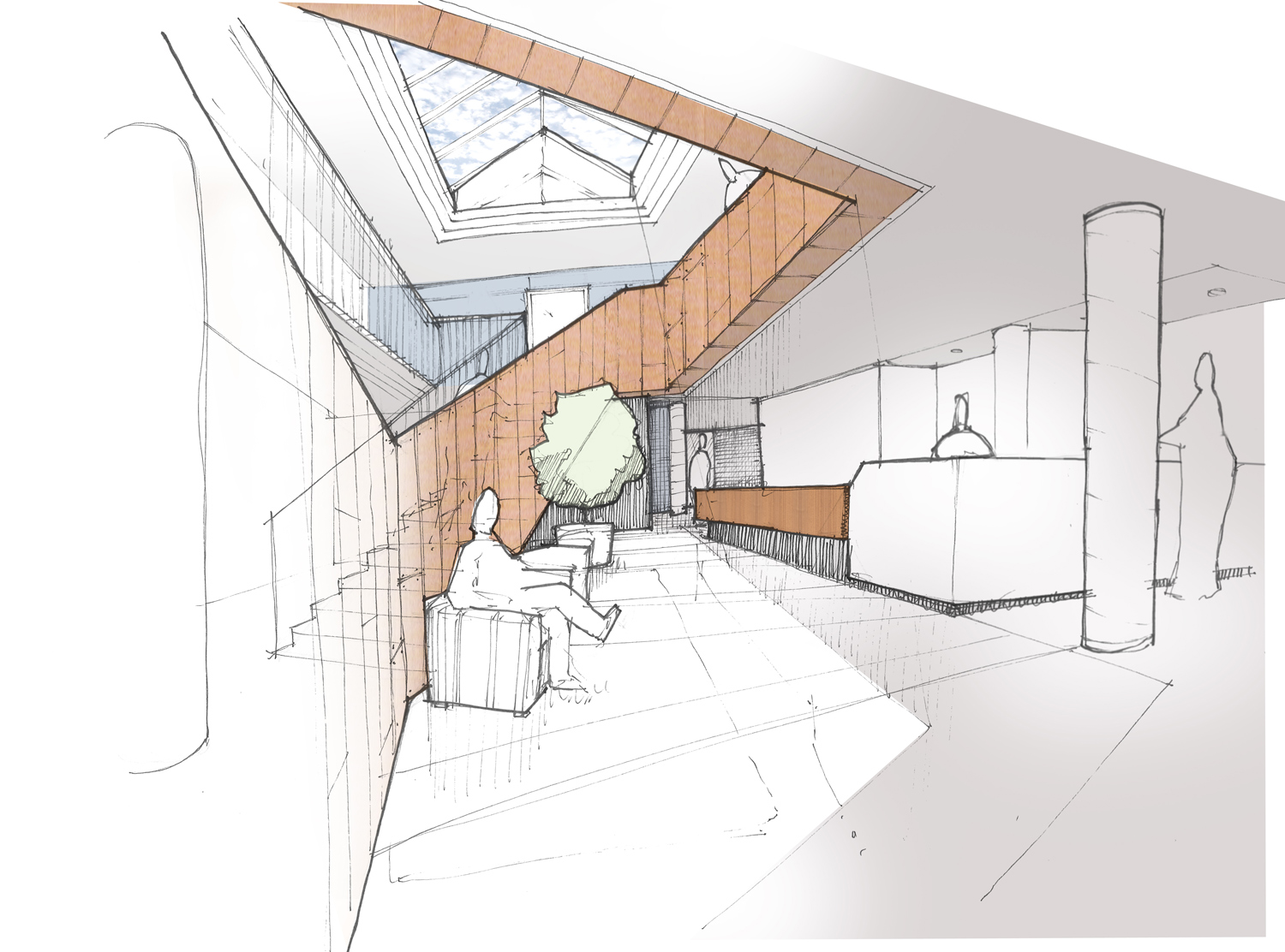  Sketch of a commercial project undertaken in Adelaide. 