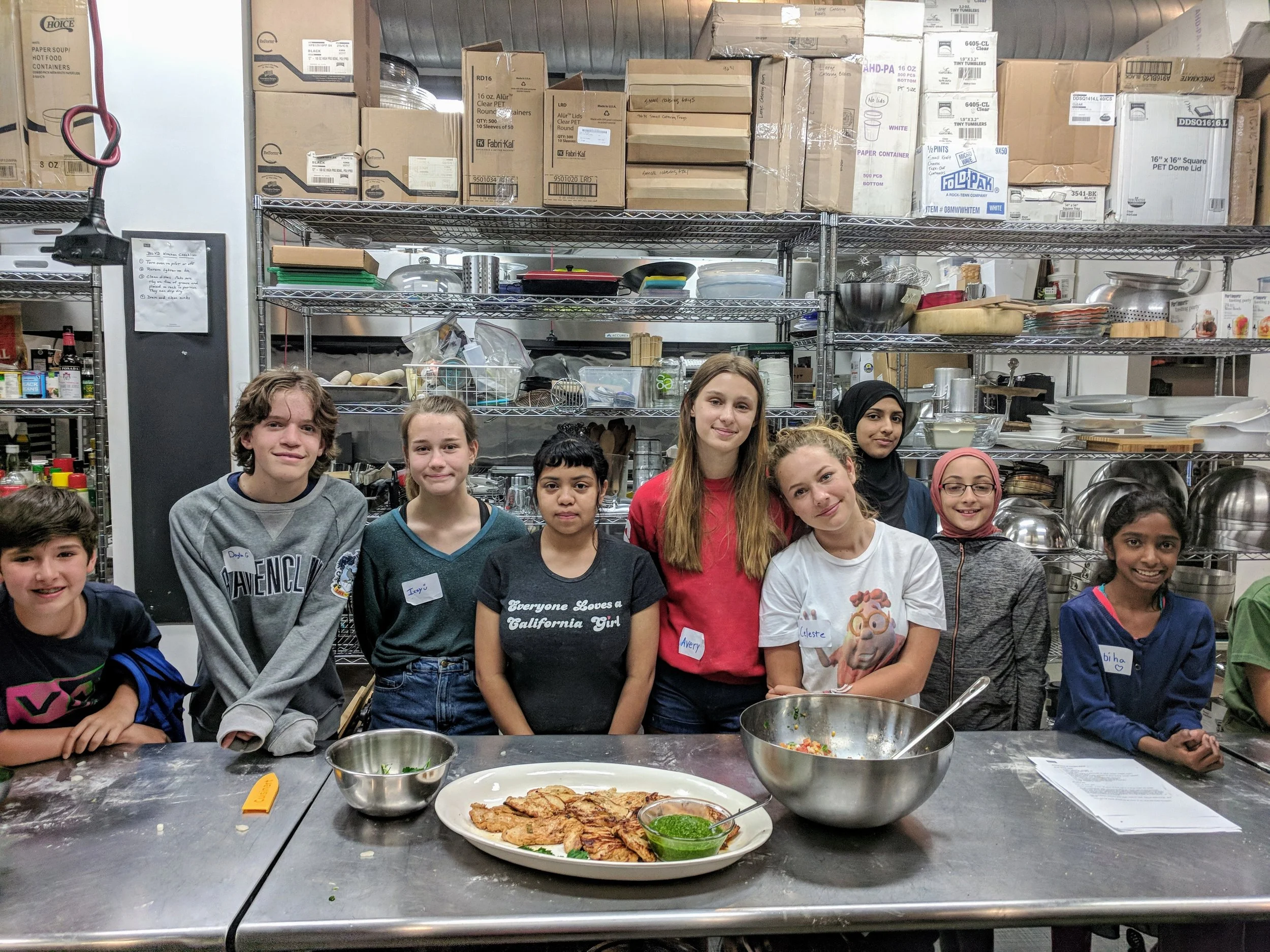 Teens Cook Dinner