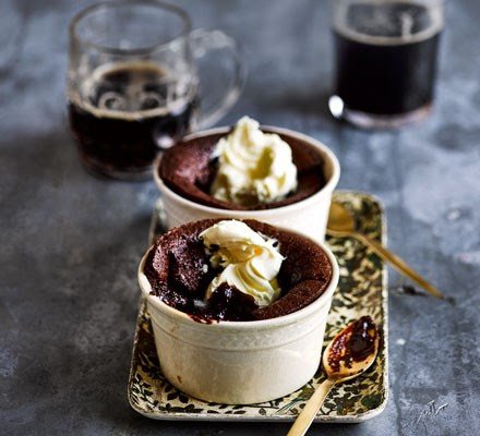 Guiness Stout Chocolate Puddings