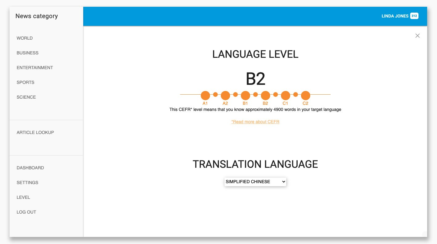 Select your level of proficiency