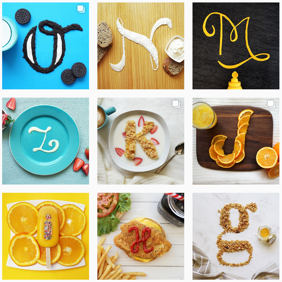 Naniastua Nani is also using the new instagram feature that let's you share more than one image in a post and showing parts of the process and detail photos in some of the letters. I LOVE this! I always find it magical to know how others create their magical images! Make sure to follow it!