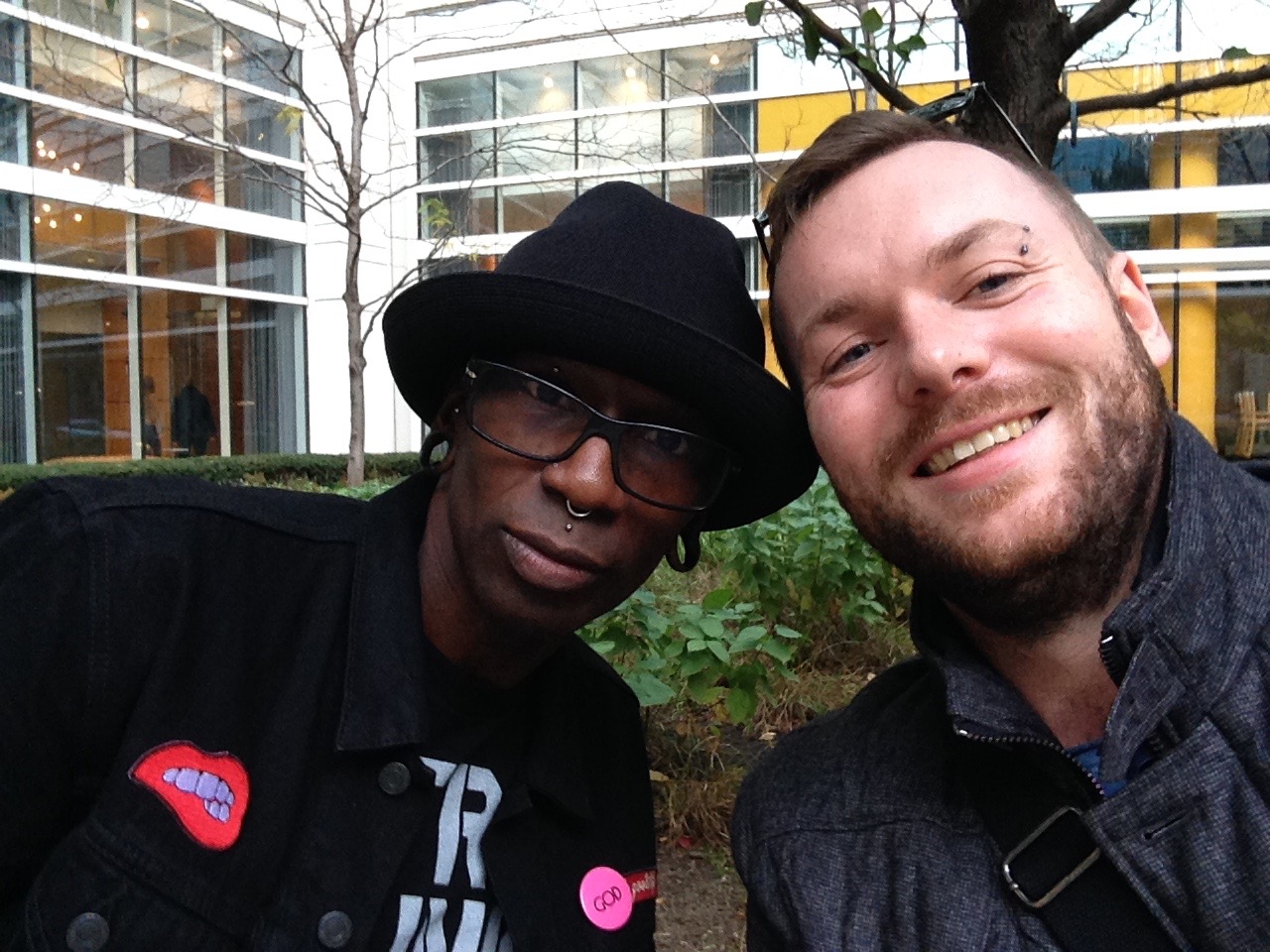 Hanging out with Jamie Principle