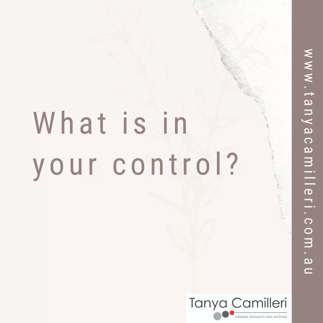 Don't get stuck focused on things you cannot control. 

Success starts when you shift your focus to what you can control.

Take charge, adapt, and thrive!

Need help shifting your mindset? 
Let's connect - link in bio @Tanyacamilleri_neurocoach 

.
.