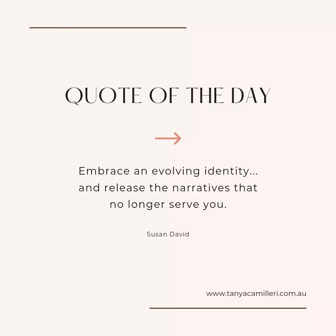 Embrace the present and create a new identity that reflects the amazing person you've become.

Step into your new identity with courage and confidence.

What positive affirmations could you practice?
