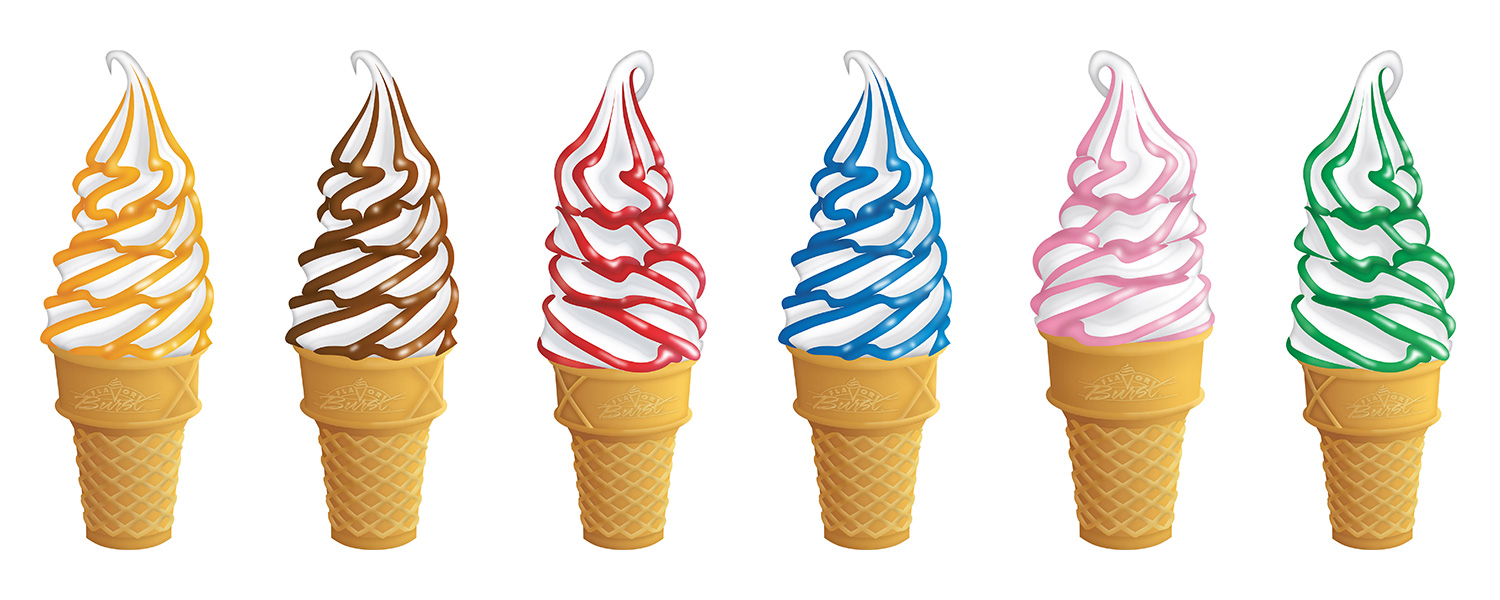 Blue goo cotton candy ice cream! The best flavor burst flavor <3