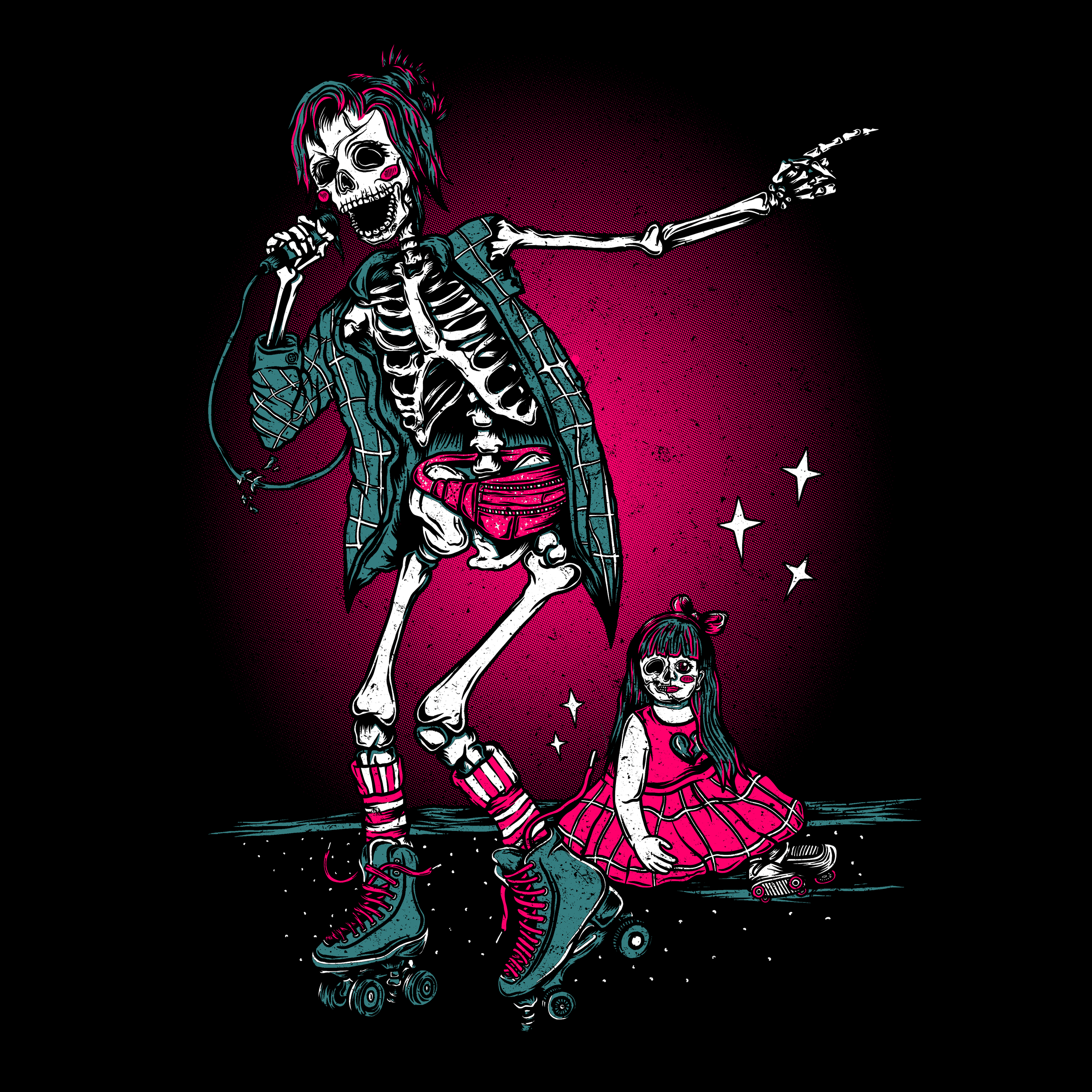 Typhoid Rosie Skeleton Design