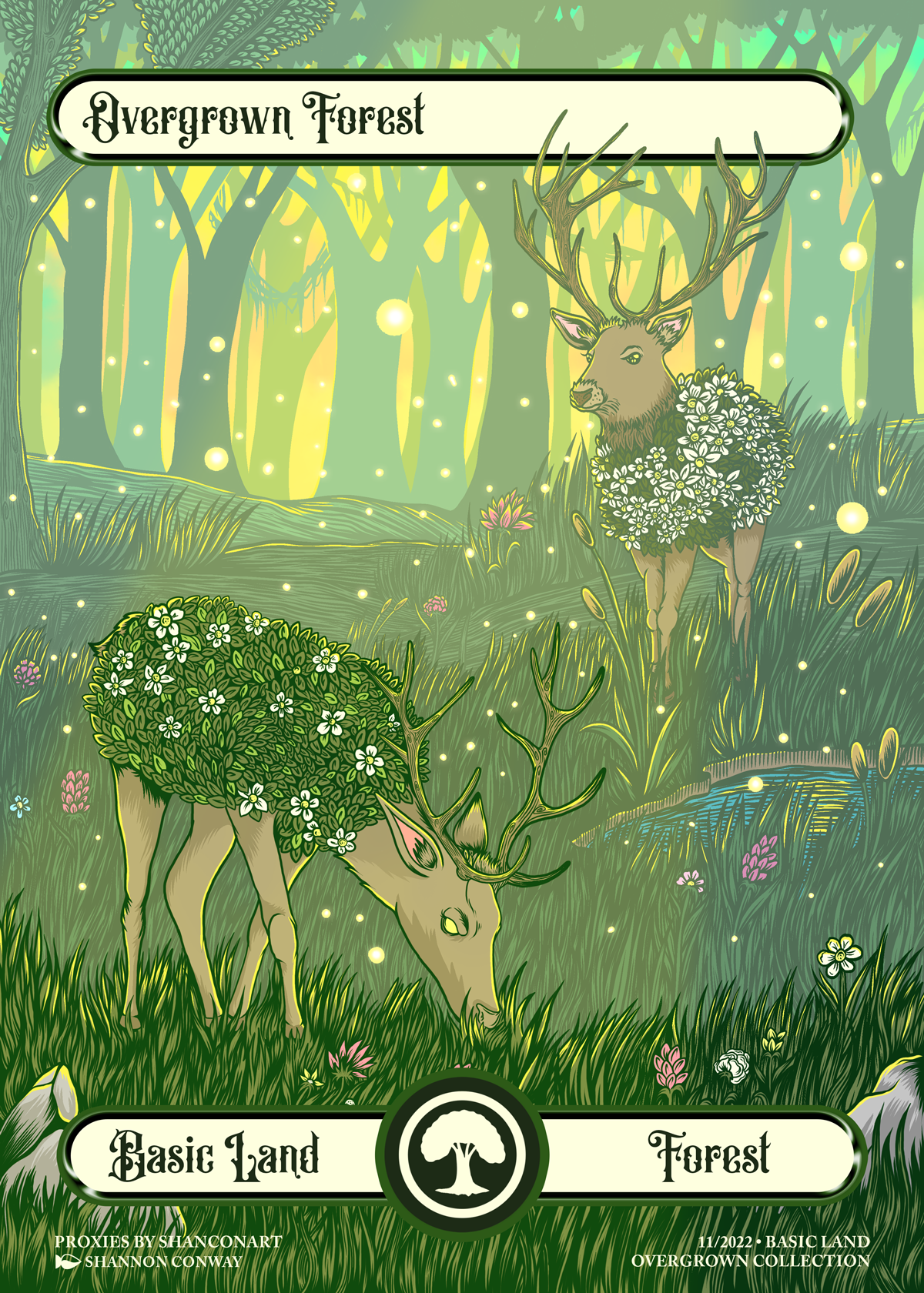 Overgrown Forest Basic Land (Copy)