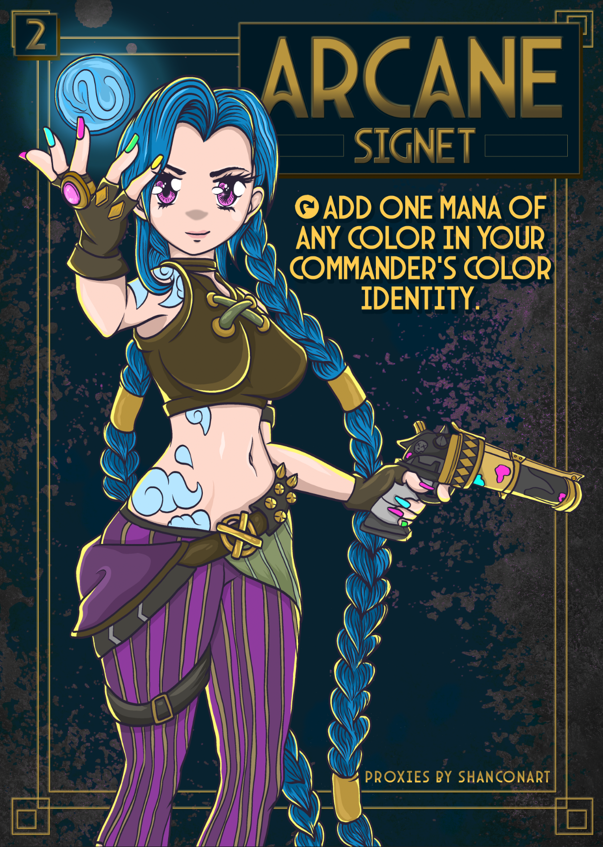 Arcane Jinx Arcan Signet Magic The Gathering Proxy (Copy)
