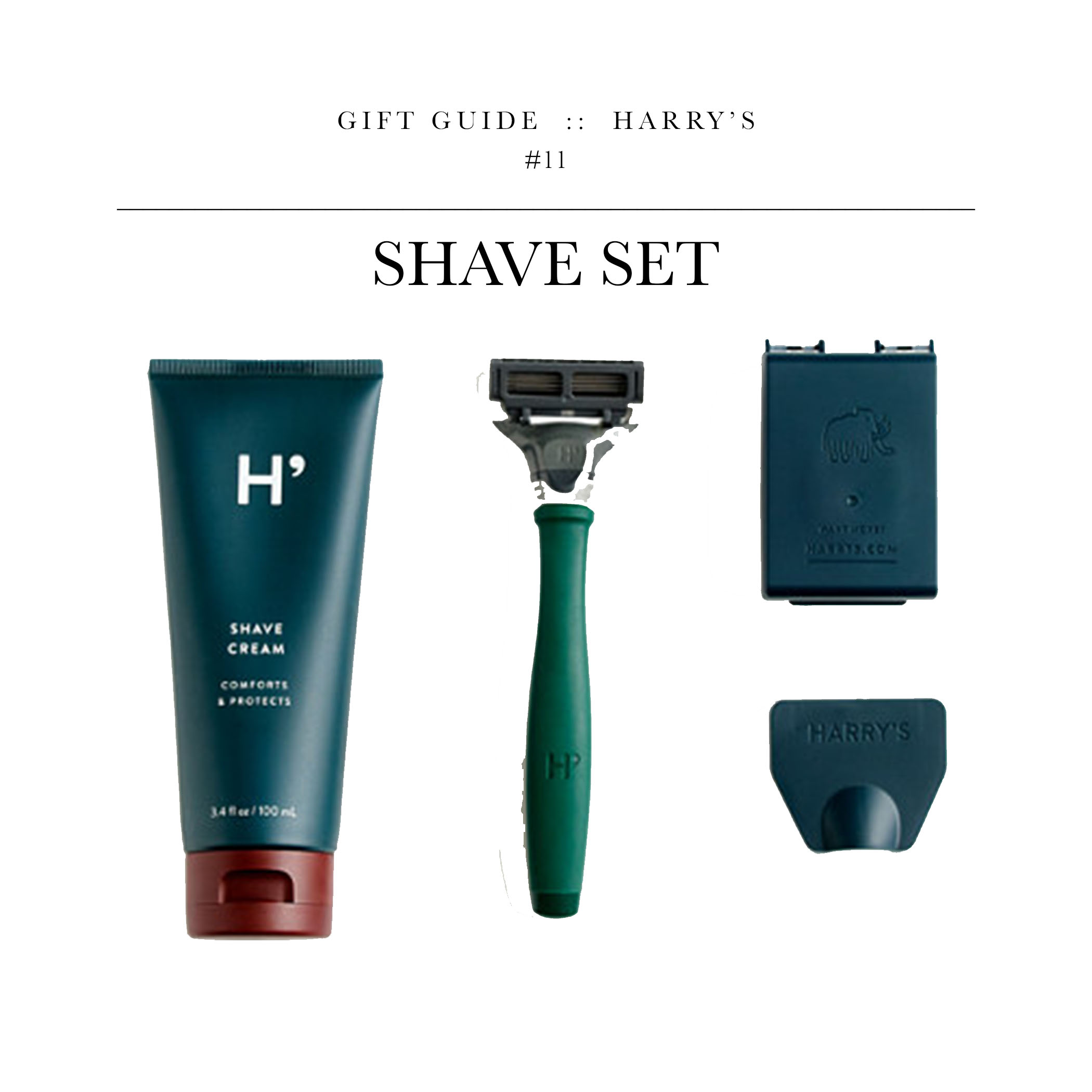 Shave Set via Harry’s // For the guy who spends an obscene about of time in front of the mirror. (PSA: If you haven’t tried Harry’s for yourself you really should…)